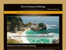 Tablet Screenshot of devosscreenprinting.com